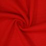 Rib Knit Trim Fine Red