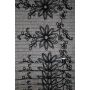 Pleated Fabric Flowers Tweed