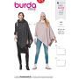 Burda Style Pattern 6175 Misses' Cape – Rectangular – with roll neck