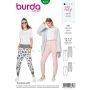 Burda Style Pattern 6317 Misses' jogging pull on pant
