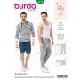 Burda B6719 Men's Jogging Trousers Sewing Pattern