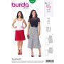 Burda B6818 Skirts Sewing Pattern