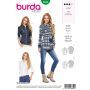 Burda Style B6849 Top, Shirt & Blouse Sewing Pattern