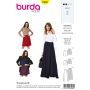 Burda B6980 Burda Style Trouserskirts Sewing Pattern