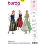 Burda B7870 Dirndl Dress Sewing Pattern