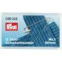 Safety Pins with coil No. 3 silver col 50 mm #PR085222