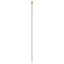 Tunisian Crochet Hooks for wool alu  pearl grey 30 cm 3.50 mm