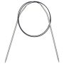 Circular Knitting Pins alu  pearl grey 80 cm 3.00 mm