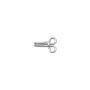 Hooks for Jerkins mild steel 9 silver col