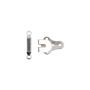 Trouser and Skirt Hooks/Bars silver col 12 mm