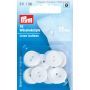 Linen Buttons plastic 17 mm white