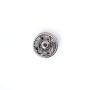 Sew-On Snap Fasteners brass silver col 6 mm