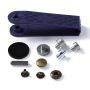Non-sew fasteners ANORAK brass antique brass 12 mm