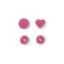 Non-sew ColorSnaps Heart pink