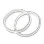 Arm bands stretch silver col