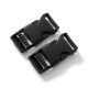 Clip buckles plastic 16 mm black
