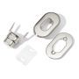 Turn clasp for bags silv-col