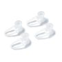 U-runners with pleat hook white