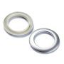 Curtain grommets 'Click' 40 mm matt silver col