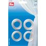Curtain grommets 'Click' 25 mm matt silver col