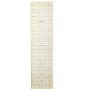 Universal Ruler with inch scale 6 x 24 inch angles