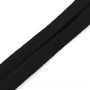 Bias Binding Cotton 24/12 mm black