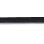 Buttonhole Elastic Velour Tape 15 mm black
