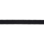 Buttonhole Elastic smooth tape woven 18 mm black #PR956042