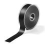 Satin ribbon 25 mm black #PR982000
