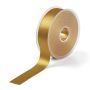 Satin ribbon 25 mm old gold