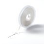Satin ribbon 3 mm pearl