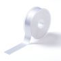Satin ribbon 25 mm white #PR982710