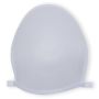Bra cups for swimwear, Size D, white, 100 % Polyester