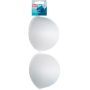 Bra cups for lingerie B (90) white