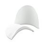 Shoulder pads Set-in without hook and loop fastening white M - L