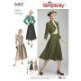 Pattern 8462 Women’s Vintage Blouse, Skirt and Lined Bolero #PSI8462-H5