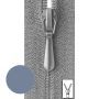 Zipper S40 (S2) 25 cm Greyish Blue
