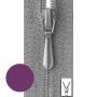 Zipper S40 (S2) 50 cm Aubergine #R150-0050-S40
