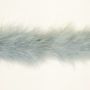 Marabou whiteh feathers approx. 5 cm grey