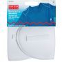 Shoulder pads Set-in with hook and loop fastening white S