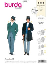 Burda Style B2767 History 1848 Costume Sewing Pattern