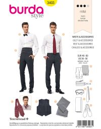 Simplicity B3403 , Vest & Accessories Sewing Pattern