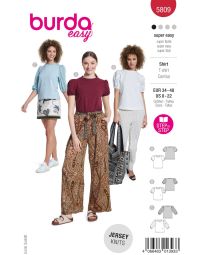 Burda Style Pattern 5809 Misses' Shirt