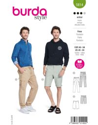 Burda Style Pattern 5814 Men's Pants