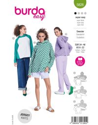 Burda Style Pattern 5828 Misses' Sweater