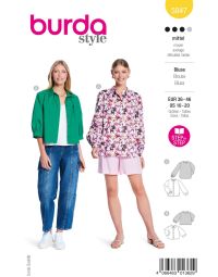 Burda Style Pattern 5847 Misses' Blouse