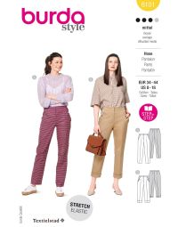 Burda Style Pattern 6101 Misses' Trousers and Pants