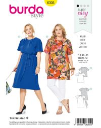 Burda Style Pattern 6305 Women's top and dress