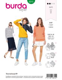 Burda Style Pattern 6315 Misses' hoodie
