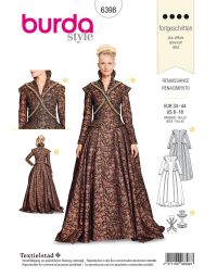 Burda Style Pattern B6398 Women's Renaissance Dress